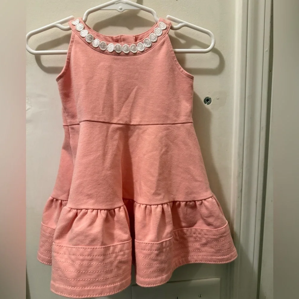 New Janie and Jack Oval Trim Ponte Dress